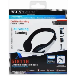 CUFFIE GAMING CU-PS11 CON FILO 1.2MT MICROFONO INTEGRATO PER PC / PS4 / PS5 XBOX