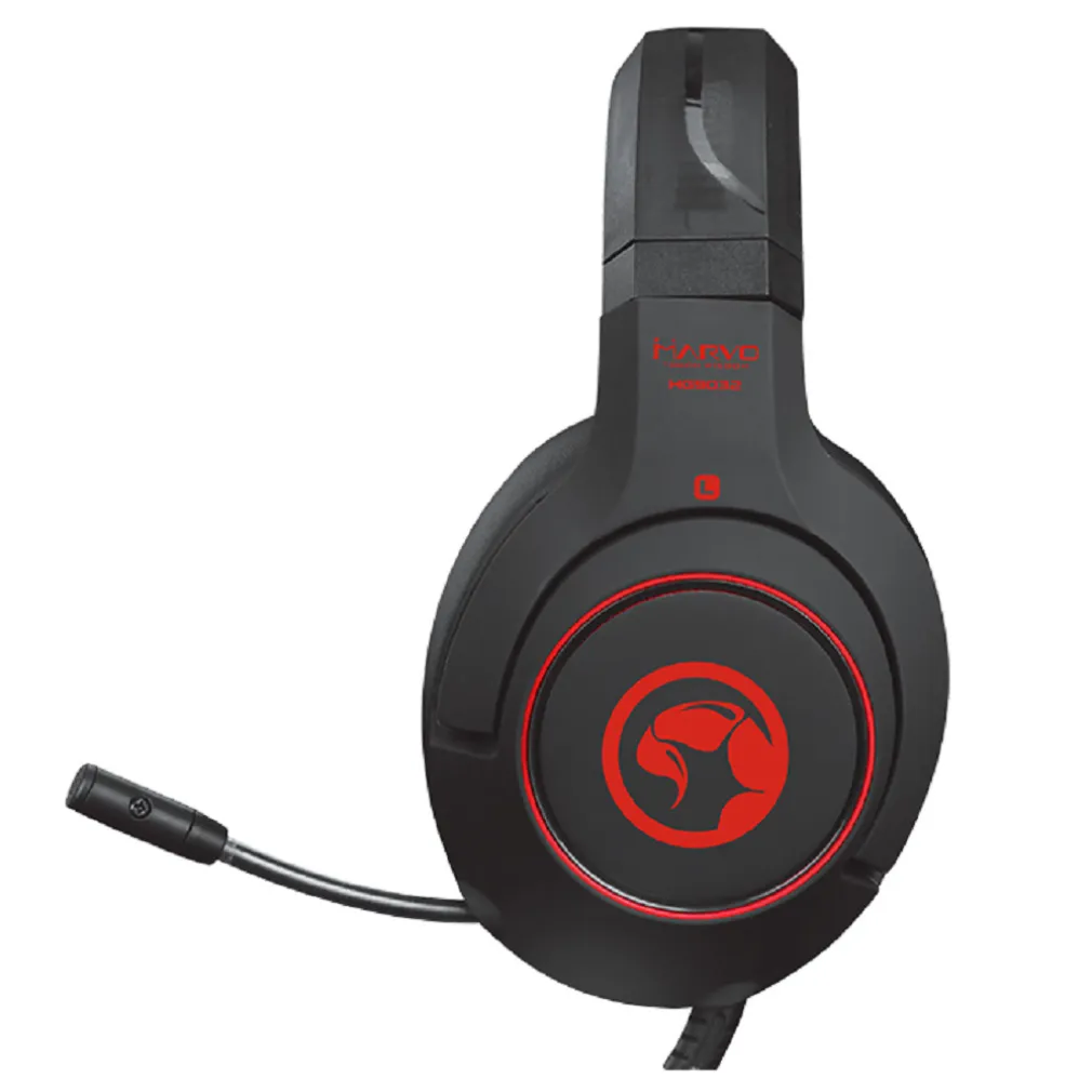 CUFFIE GAMING HEADSET MARVO HG9032 SCORPION USB AURICOLARE MICROFONO PC PS4 XBOX