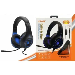 CUFFIE HEADSET CON MICROFONO GAMING DA GIOCO JACK 3,5MM PER PC LAPTOP EAR-PS406