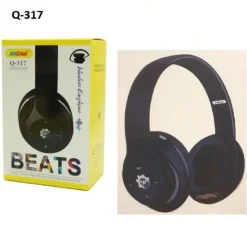 CUFFIE Q-317 SENZA FILI STEREO WIRELESS RICARICABILI USB BLUETOOTH PIEGHEVOLI