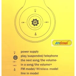 CUFFIE Q-317 SENZA FILI STEREO WIRELESS RICARICABILI USB BLUETOOTH PIEGHEVOLI