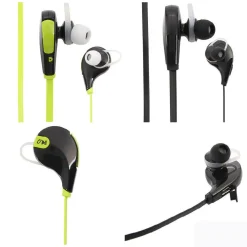 CUFFIE SPORT STEREO AUDIO AURICOLARI BLUETOOTH PER SMARTPHONE CELLULARE QY7