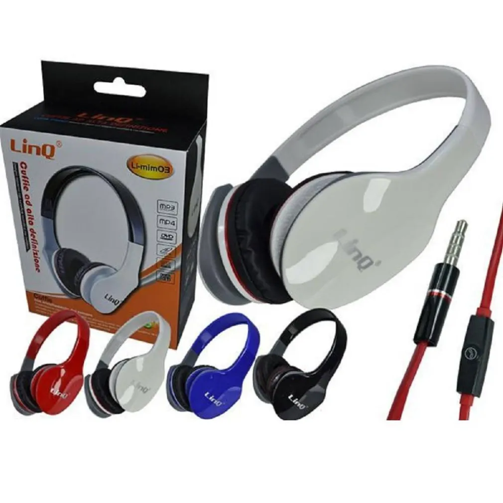 CUFFIE STEREO PORTATILI MINI DJ JACK 3.5MM CAVO 150CM SENSIBILITÀ 94DB LI-MIM03