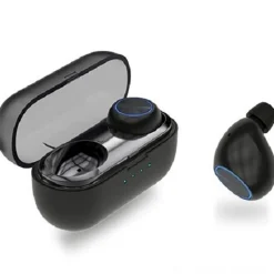 CUFFIE TB10 CON BOX RICARICA AURICOLARE BLUETOOTH WIRELESS MICROFONO IOS ANDROID