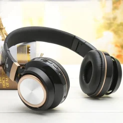 CUFFIE WIRELESS BLUETOOTH FM STEREO AURICOLARE TF CARD VIVAVOCE MICROFONO S110