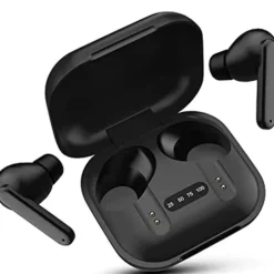 CUFFIE WIRELESS CON DISPLAY STATO BATTERIA BLUETOOTH5.0 MICROFONO FUNZIONE TOUCH