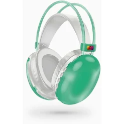 CUFFIE WIRELESS RICARICABILE BLUETOOTH V5.3 LUCI RGB LED AURICOLARE MUSICA PC SMARTPHONE