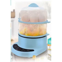 CUOCI UOVA AL VAPORE BOLLITORE ELETTRICO 350 WATT CUOCIUOVA 24X21X16.5CM TX-8406