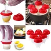 CUOCI UOVA IN SILICONE SENZA GUSCIO 6 PZ UOVO SODO FRITTATA OMELETTE EGGLETTES