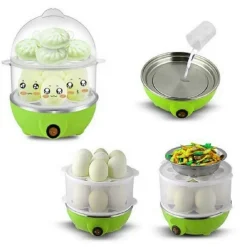 CUOCI UOVA LEGUMI A VAPORE BOLLITORE ELETTRICO 350W CUOCIUOVA 7 UOVA TX-9596