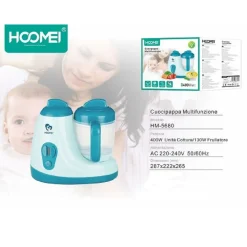 CUOCIPAPPA MULTIFUNZIONE 400 WATT FRULLATORE OMOGENEIZZATORE PER SVEZZAMENTO