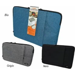 CUSTODIA BORSA PER NOTEBOOK PC PORTATILE AIR MACBOOK PRO 15,4″ VARI COLORI L60