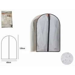 CUSTODIA COPRIABITO FODERA INDUMENTI GIACCA CAPPOTTO CON CERNIERA 60X120CM 87416