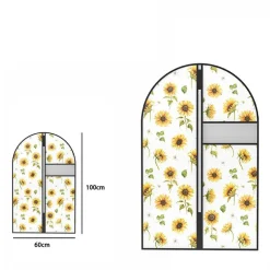 CUSTODIA COPRIABITO IMPERMEABILE PORTA ABITO VESTITO GIACCA VIAGGIO 60x100 CM