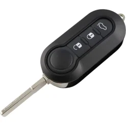 CUSTODIA GUSCIO PORTACHIAVI COVER PER CHIAVI AUTO 3 TASTI COMPATIBILE FIAT LANCIA