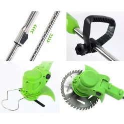 DECESPUGLIATORE ELETTRICO A BATTERIA 24V TAGLIAERBA TAGLIABORDI ACCESSORI 94477