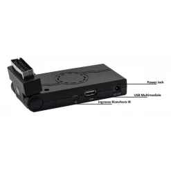 DECODER DIGITALE TERRESTRE DVB-T2 SCART CON HDMI FULL HD CON CODEC H.265 T2755