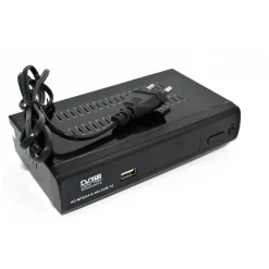 DECODER RICEVITORE DIGITALE TERRESTRE HDMI 1080P 3D TV DVB-T2 USB TELECOMANDO