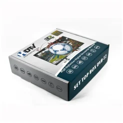 DECODER RICEVITORE DIGITALE TERRESTRE HDMI 1080P 3D TV DVB-T2 USB TELECOMANDO