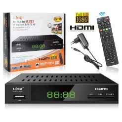 DECODER TV DIGITALE TERRESTRE T2 SET TOP BOX FULL HD DVB-T2 HD H.265 PVR T2758