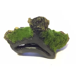 DECORAZIONE PER ACQUARIO GROTTA PAESAGGISTICA 16CM RESINA PESCI ACQUA ORNAMENTO