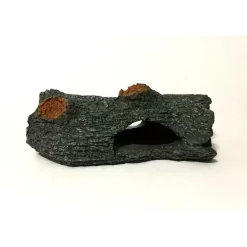 DECORAZIONE PER ACQUARIO TRONCO DI ALBERO FORATO IN RESINA PESCI ACQUA ORNAMENTO