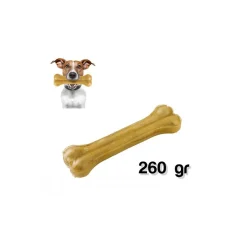 Delizioso snack 260 gr per cani a forma di osso antistress per animali