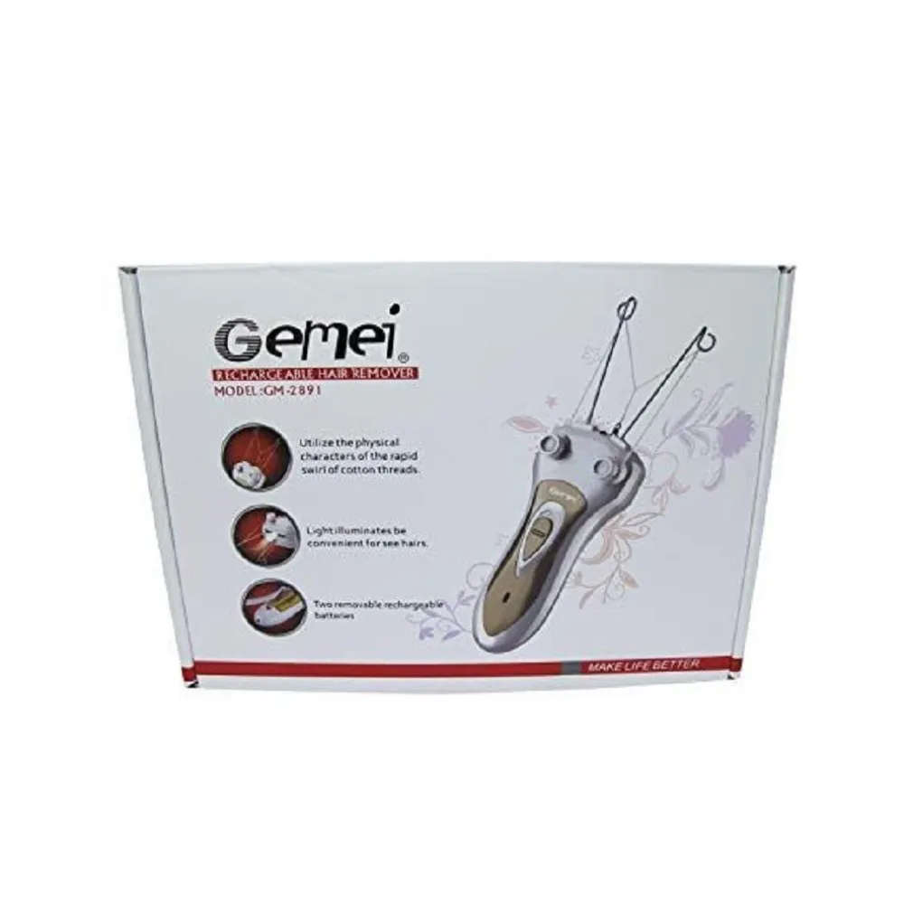 DEPILATORE DONNA RICARICABILE PER RIMOZIONE PELI EPILATORE A BATTERIA GM-2891