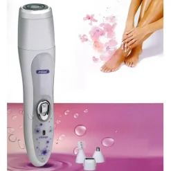 DEPILATORE EPILATORE RASOIO 4 IN 1 SOPRACCIGLIA BAFFI GAMBE PELI DONNA Q-7812