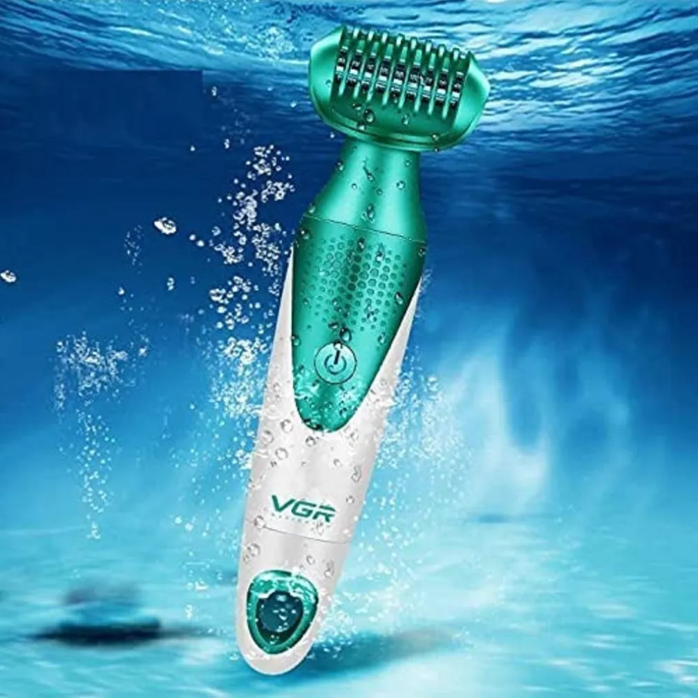 DEPILATORE 5IN1 EPILATORE ELETTRICO DONNA BATTERIA TESTINE INTERCAMBIABILI V-720