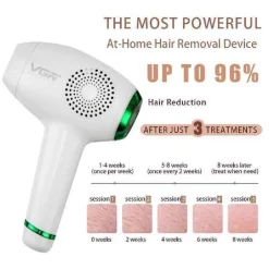 DEPILATORE LUCE PULSATA PROFESSIONALE FLASH INDOLORE LASER VISO CORPO VGR V-716