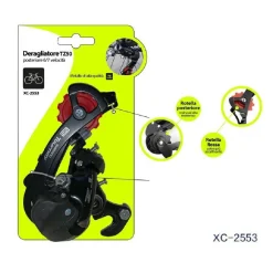DERAGLIATORE TZ50 POSTERIORE 6/7 VELOCITÀ IN METALLO PER BICICLETTA BICI XC-2553