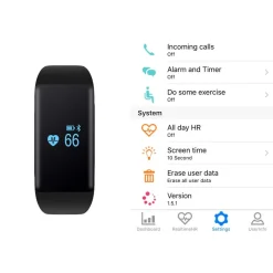 DFit Fitness Bluetooth IP66 Chiamate Sport  Braccialetto Orologio Android