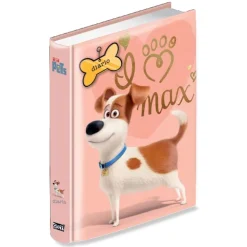 DIARIO PETS METROPOLITAN MAX CANE 12 MESI SCUOLA ELEMENTARI MEDIE BAMBINE