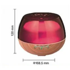 DIFFUSORE AROMI UMIDIFICATORE ULTRASUONI 500ML 12W AROMATERAPIA 7 COLORI TX-8361