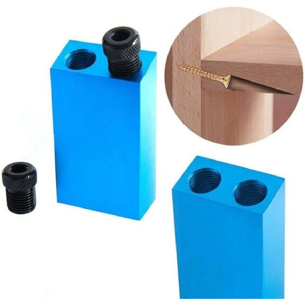 DIMA PER FORI A TASCA CON PUNTE DI TRAPANO 15° FALEGNAME POSIZIONATORE 14 PEZZI