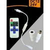DIMMER + TELECOMANDO 12/24V RF WIRELESS CONTROLLER STRISCIA LED MONOCOLORE RF-01