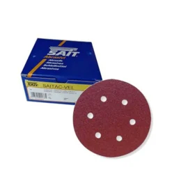 DISCHI VELCRATI 150 MM SAIT IN VARIE GRANE ABRASIVI PER LAVORAZIONI DI CARTEGGIO