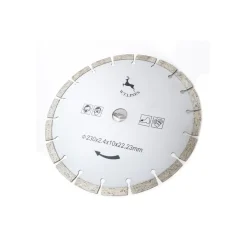 DISCO DIAMANTATO TAGLIO MARMO CEMENTO MATTONI PIETRA SEGA CIRCOLARE Ø230mm