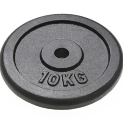 DISCO IN GHISA PER BILANCIERE MANUBRI PESO DA 10KG FORO 25 MM GDC ALLENAMENTO