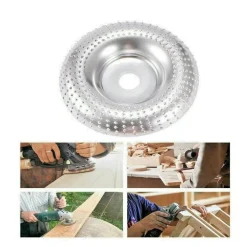 DISCO PER SMERIGLIATRICE ANGOLARE RASPA LEVIGATURA INTAGLIO LEGNO 125 MM 66014