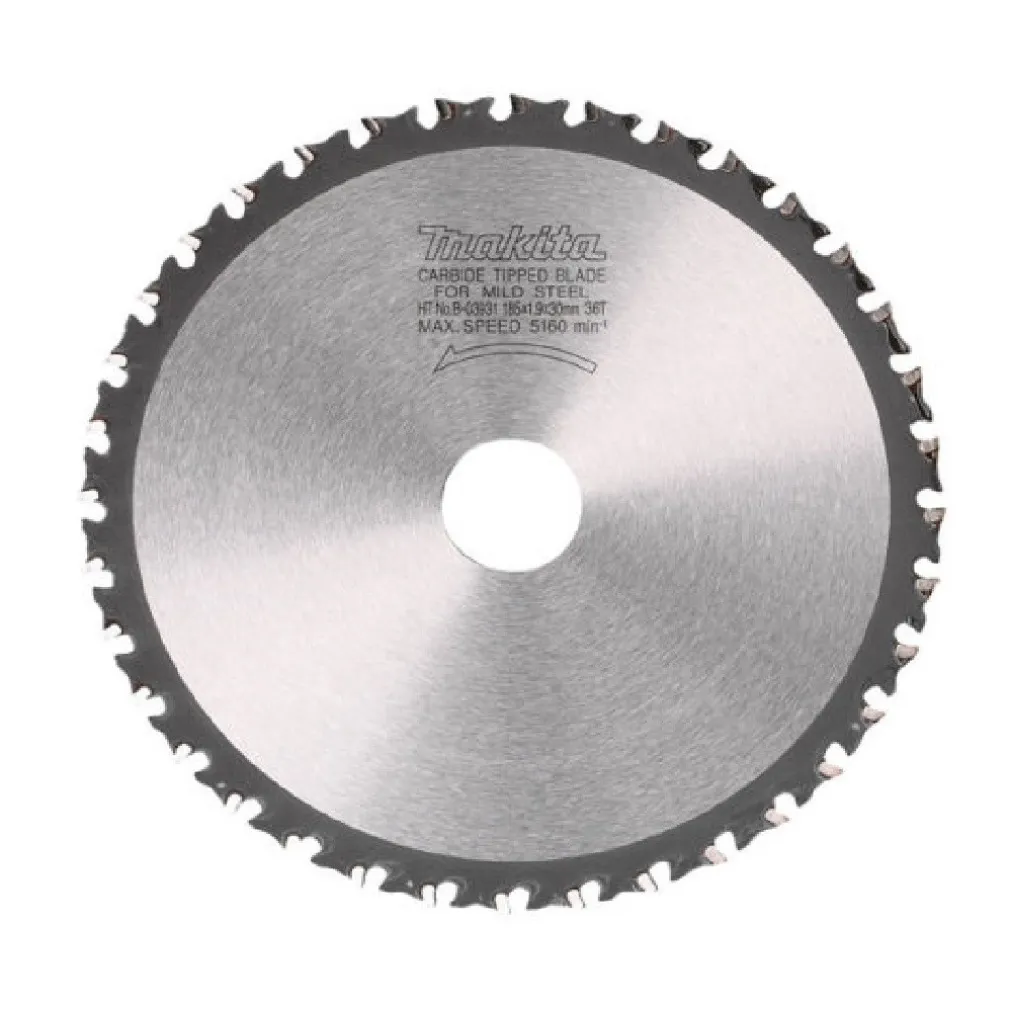DISCO TAGLIO ACCIAIO MAKITA B-03931 LAMA CERMET 185 36D X 4131