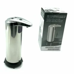 DISPENSER DI SAPONE LIQUIDO AUTOMATICO CON SENSORE EROGATORE SAPONE MANI BAGNO 59385