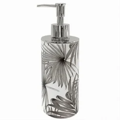 DISPENSER PORTA SAPONE LIQUIDO FANTASIA TROPICALE ACCESSORIO ARREDO BAGNO 87067