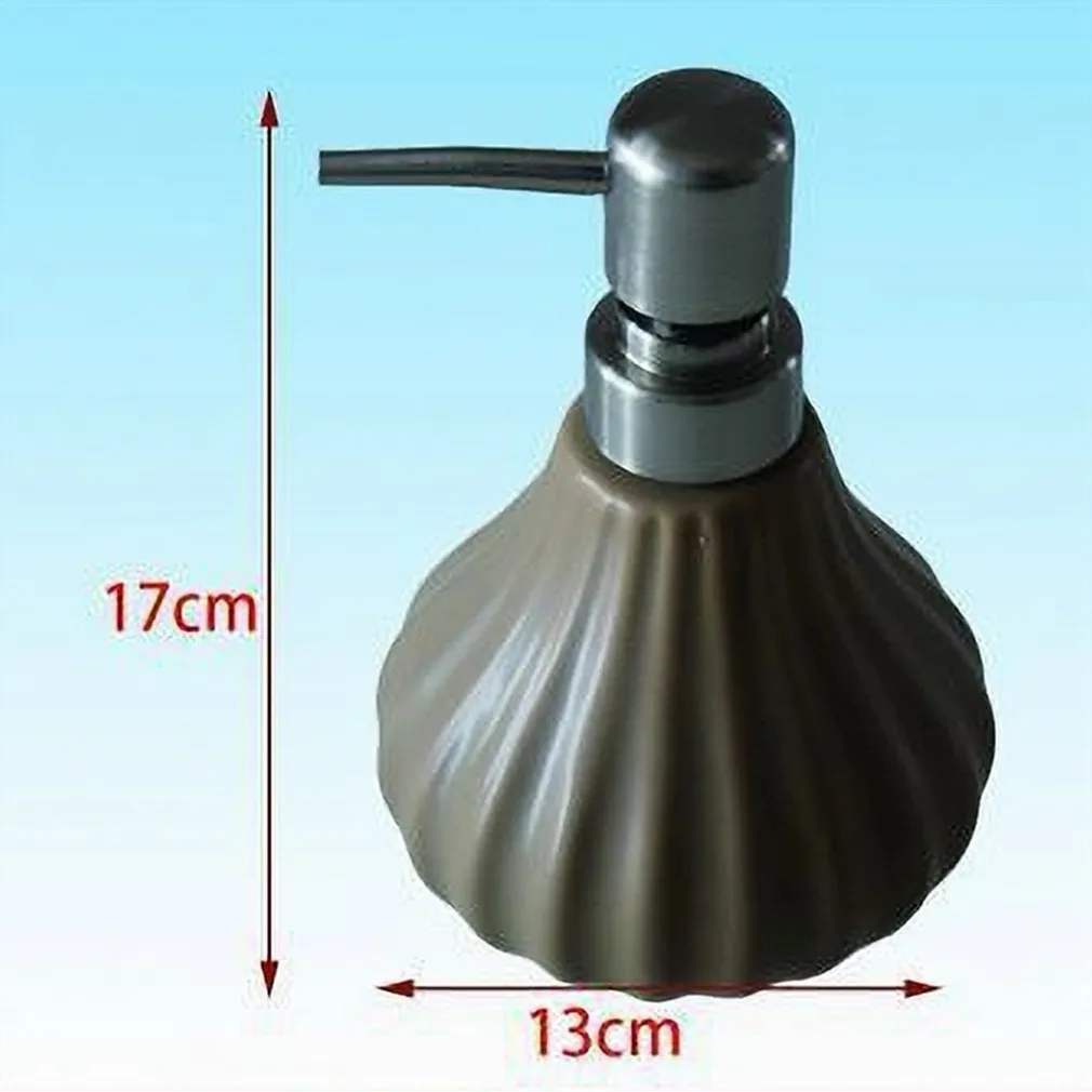 DISPENSER PORTA SAPONE LIQUIDO PORTASAPONE RIGATO ARREDO BAGNO ELEGANTE 52414A