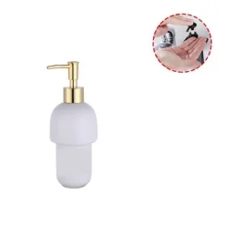 DISPENSER PORTA SAPONE LIQUIDO PER ATTACCO A MURO RICAMBIO ACCESSORI BAGNO 59342