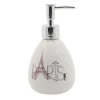 DISPENSER PORTA SAPONE LIQUIDO SCRITTA PARIS PORTASAPONE ACCESSORIO BAGNO 87035