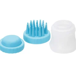 DISPENSER SHAMPOO CANI SPAZZOLA MASSAGGIANATE PER ANIMALI DOMESTICI IN SILICONE