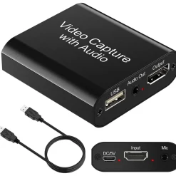 DISPOSITIVO ACQUISIZIONE VIDEO AUDIO REGISTRATORE Q-HD485 HDTV 4K USB COMPUTER