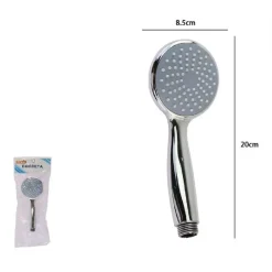 DOCCETTA 20 X 8.5CM DOCCINO SOFFIONE DOCCIA CORNETTA BAGNO ROTONDO MODERNO 79972